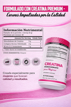 Creatina especial para Mujeres 3 en 1 | Energía, Fuerza y Recuperación