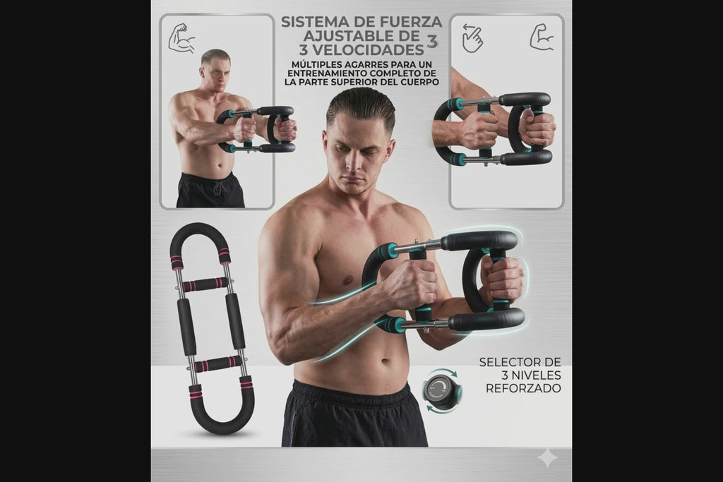 Entrenador de Brazos Ajustable | Fuerza y Tonificación desde Casa